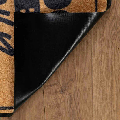 שטיח כניסה גוד וויבס טבעי GOOD VIBES