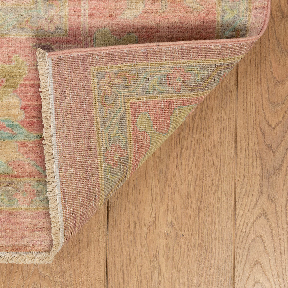 שטיח אושק antique wash ורוד/צבעוני 282*205 USHAK