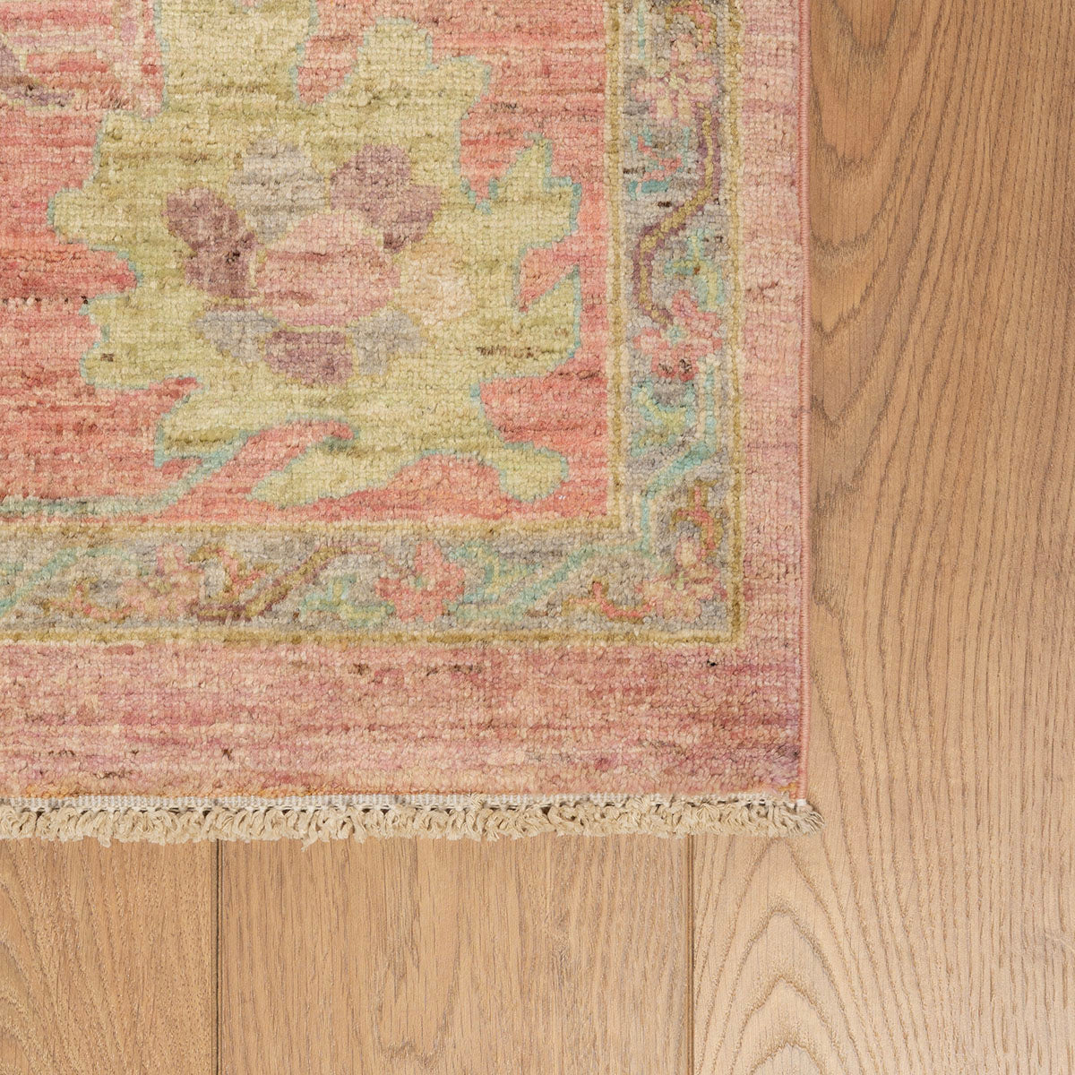שטיח אושק antique wash ורוד/צבעוני 282*205 USHAK