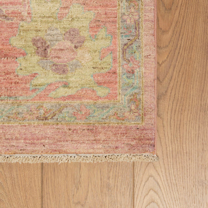 שטיח אושק antique wash ורוד/צבעוני 282*205 USHAK
