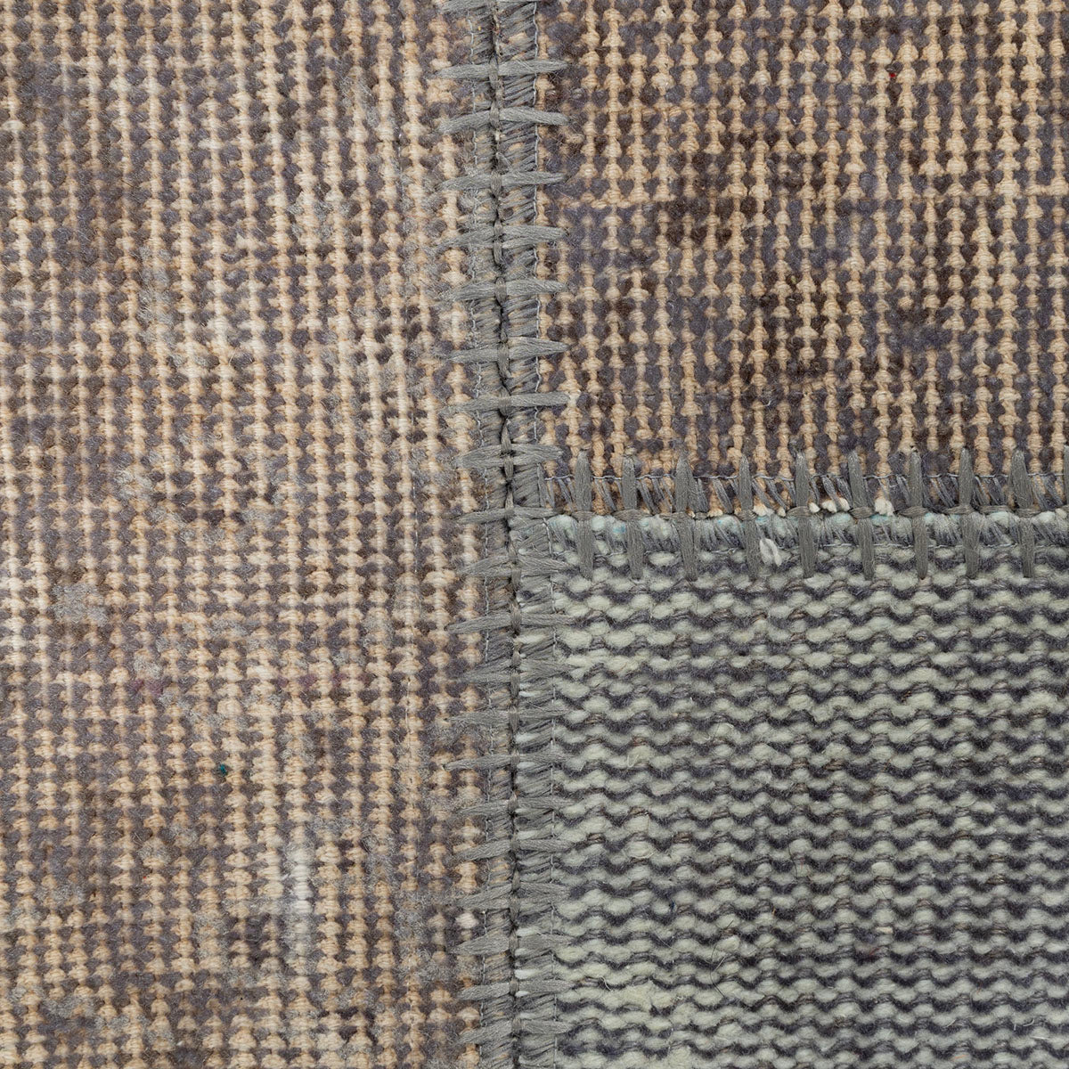 שטיח טלאים בז'/אפור 243*170 PATCH