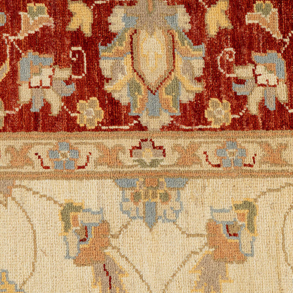 שטיח זיגלר בז'/אדום 268*184 ZIGLER