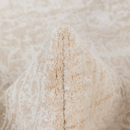 שטיח וולווט בז' עגול VELVET