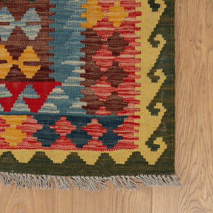 שטיח קילים אפגני צבעוני 237*174 KILIM
