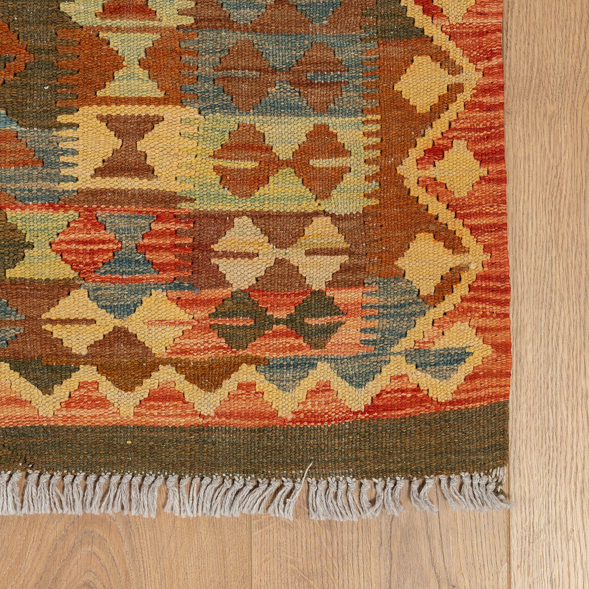 שטיח קילים אפגני צבעוני 297*205 KILIM