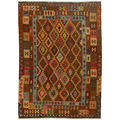 שטיח קילים אפגני צבעוני 283*202 KILIM
