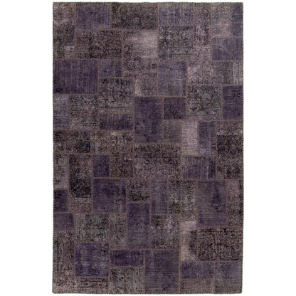 שטיח טלאים סגול/שחור 253*165 PATCH