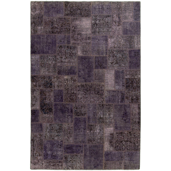 שטיח טלאים סגול/שחור 253*165 PATCH