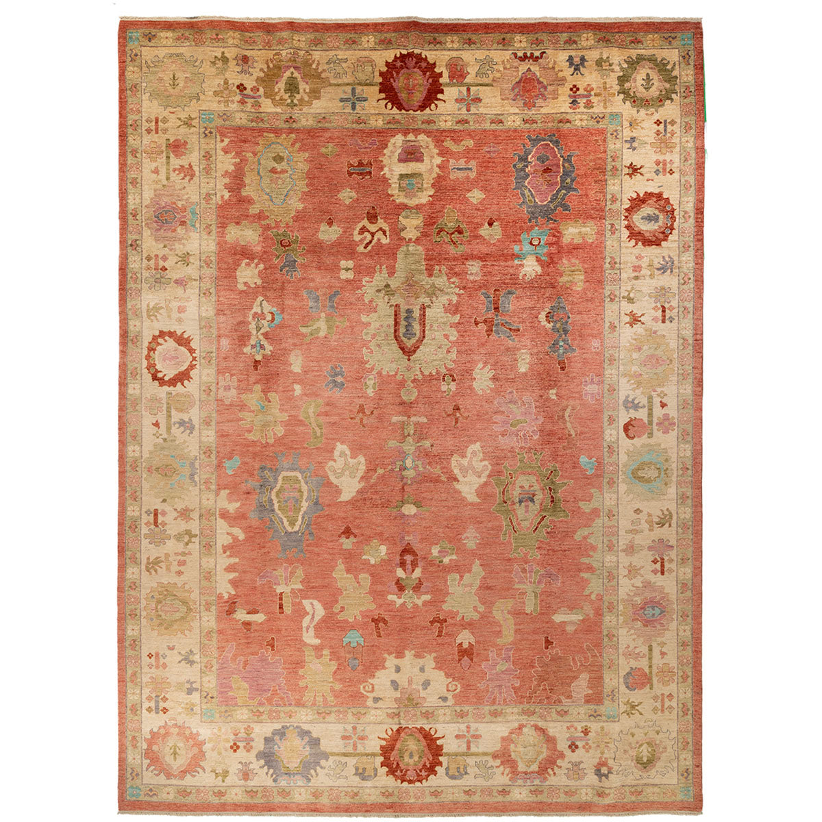 שטיח אושק antique wash אדום/צבעוני 402*296 USHAK