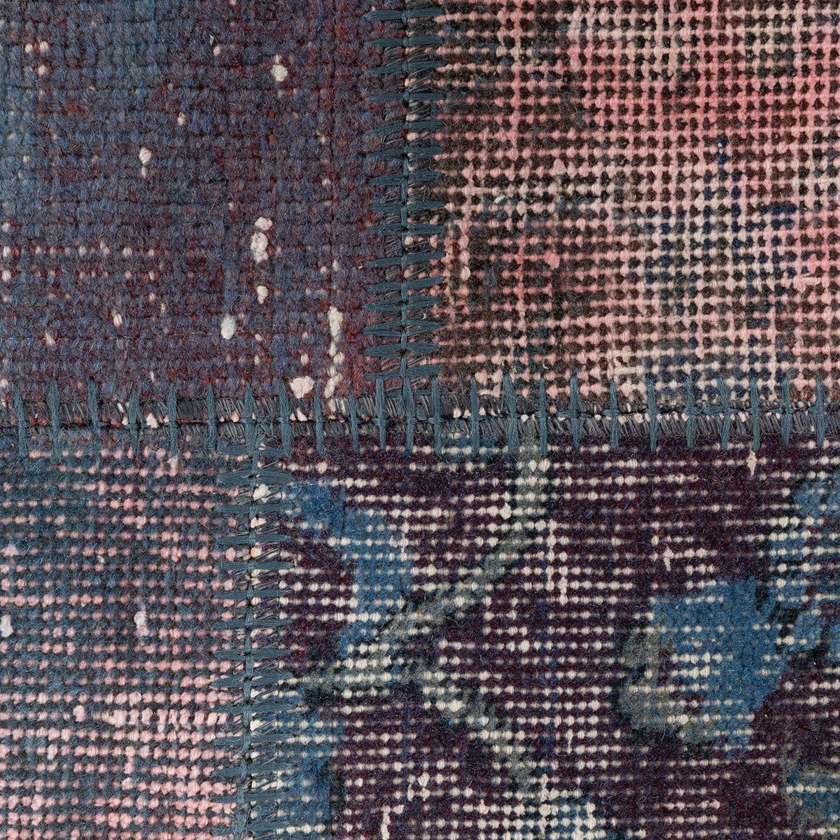 שטיח טלאים כחול/סגול 240*171 PATCH