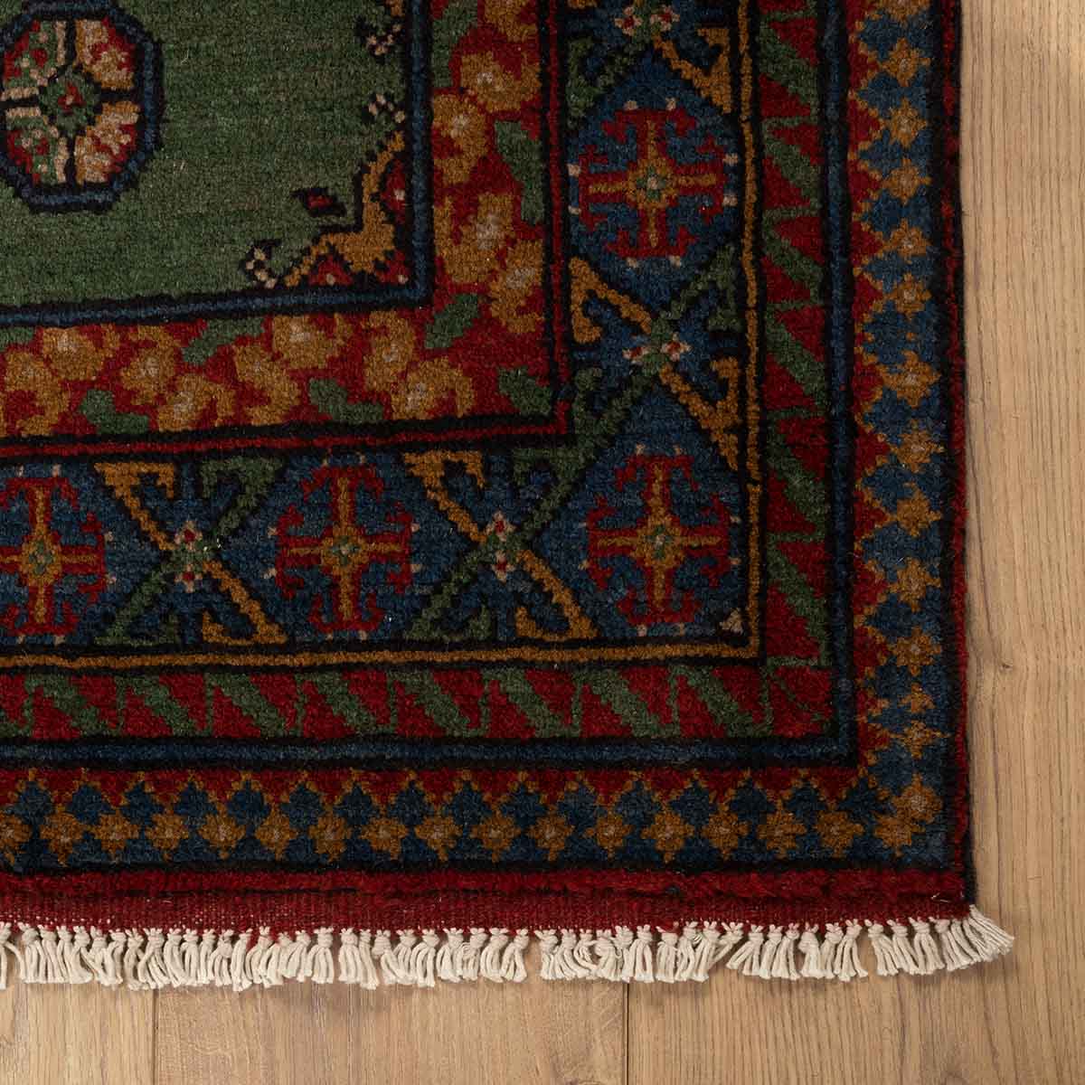 שטיח קאבול ירוק ראנר 194*100 KABUL