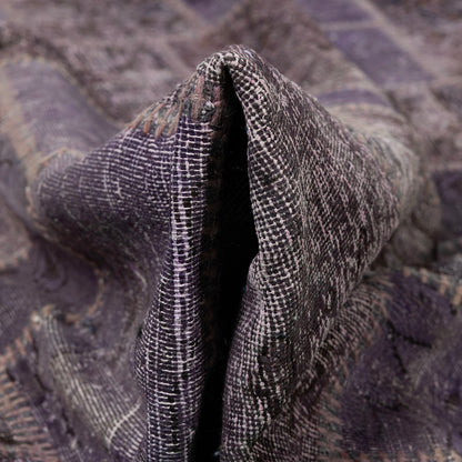 שטיח טלאים סגול/שחור 253*165 PATCH