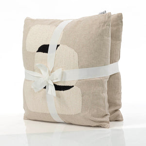 זוג כריות אלין קרם\בז' 45*45 ALINE