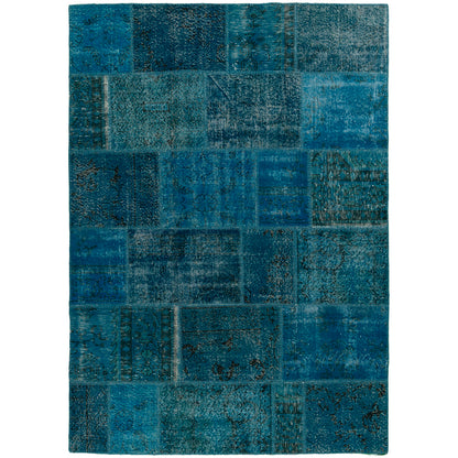 שטיח טלאים כחול 240*170 PATCH