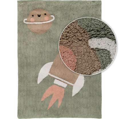 שטיח ספייס 01 ירוק SPACE