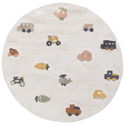 שטיח אורבן קרם עגול URBAN