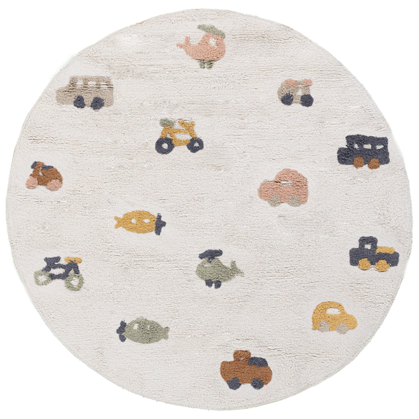 שטיח אורבן קרם עגול URBAN