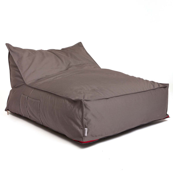פוף ריביירה סאנפוף זוגי אפור כהה SUNPOUF COUPLE