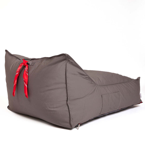 פוף ריביירה סאנפוף זוגי אפור כהה SUNPOUF COUPLE