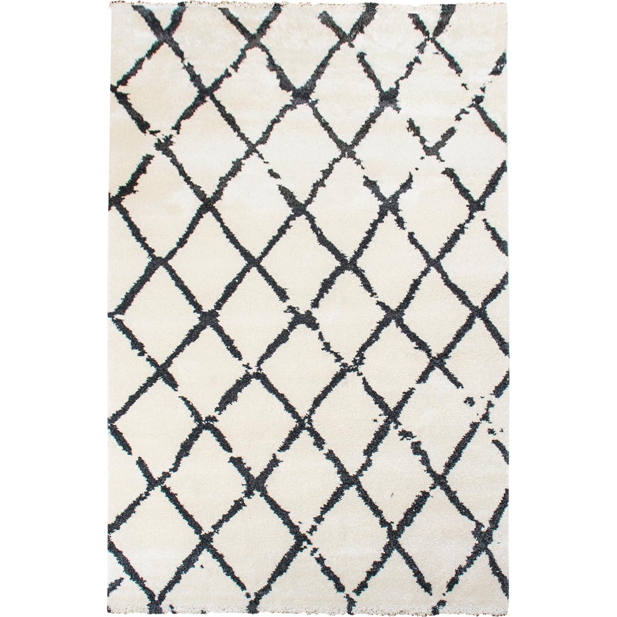 שטיח מרקש 01 קרם/שחור | השטיח האדום