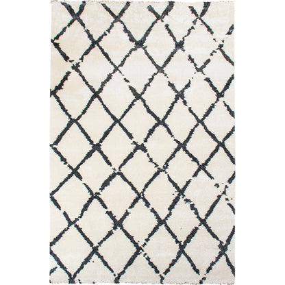 שטיח מרקש 01 קרם/שחור | השטיח האדום