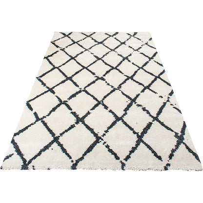 שטיח מרקש 01 קרם/שחור | השטיח האדום