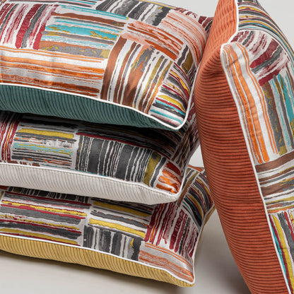 כרית גונגל קורדרוי 01 פסים/אפור