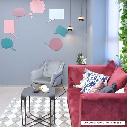 שטיח חבל מרוקאי 03 לבן/אפור כהה | השטיח האדום