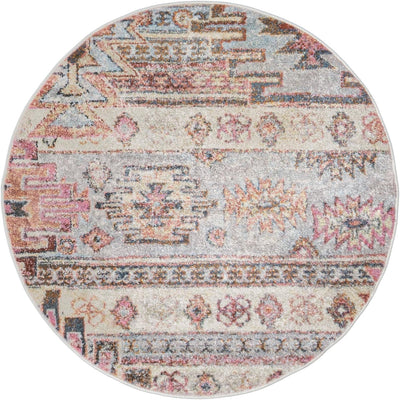 שטיח מאלגה 05 צבעוני עגול | השטיח האדום