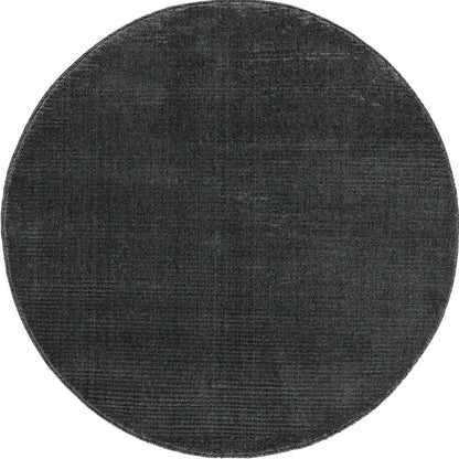 שטיח שחור עגול