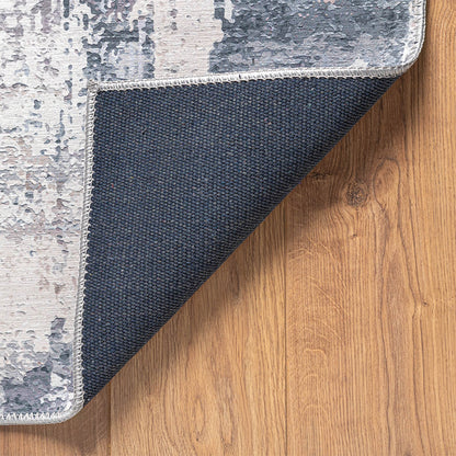 שטיח למטבח/אמבטיה רימיני 06 קרם/שחור