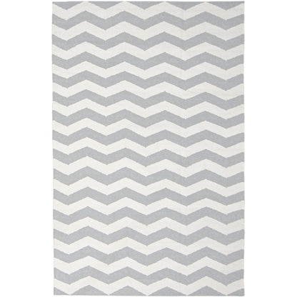 שטיח קילים הדס 01 אפור בהיר/לבן | השטיח האדום