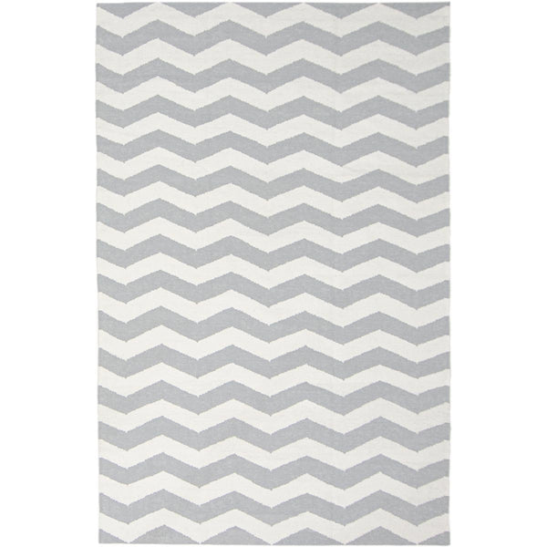 שטיח קילים הדס 01 אפור בהיר/לבן KILIM