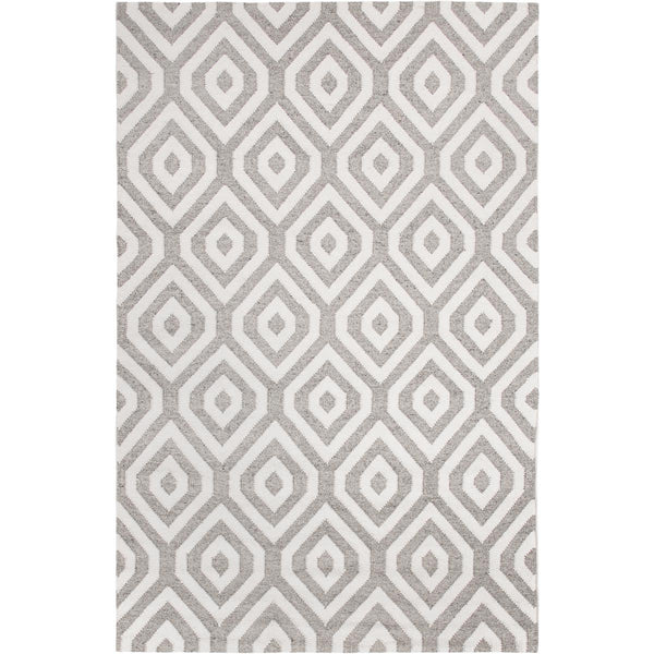 שטיח קילים הדס 02 אפור/לבן KILIM