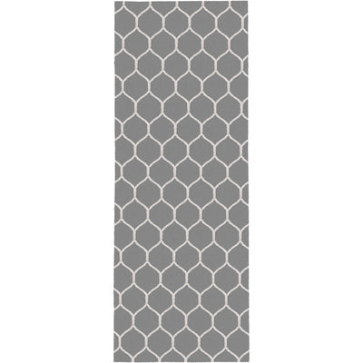 שטיח קילים הדס 04 אפור/לבן ראנר | השטיח האדום