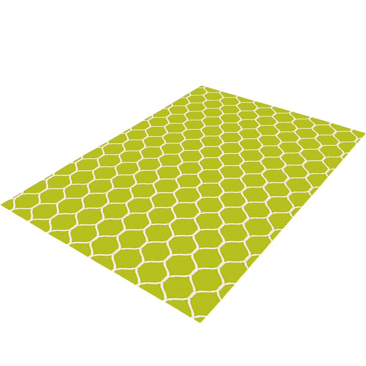 שטיח קילים הדס 04 ירוק/לבן | השטיח האדום