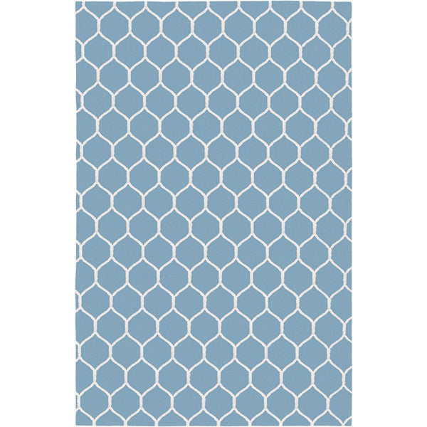 שטיח קילים הדס 04 תכלת/לבן KILIM