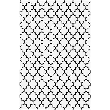 שטיח קילים הדס 07 לבן/שחור | השטיח האדום