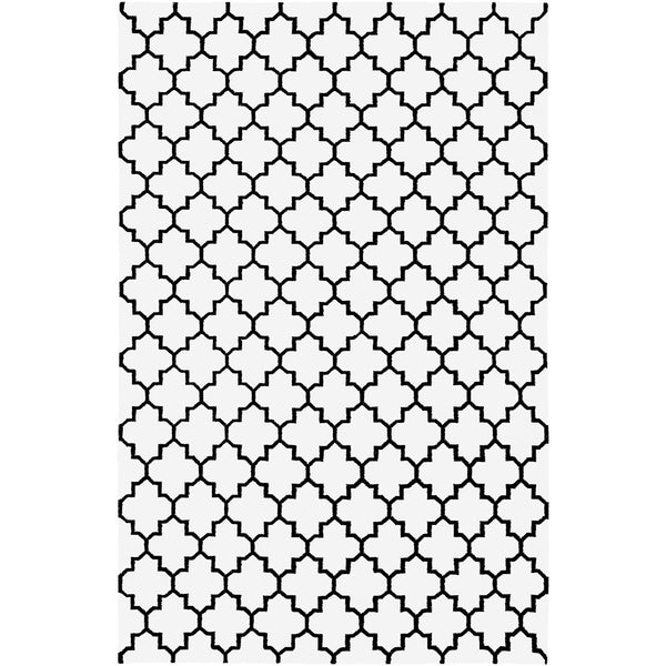 שטיח קילים הדס 07 לבן/שחור KILIM