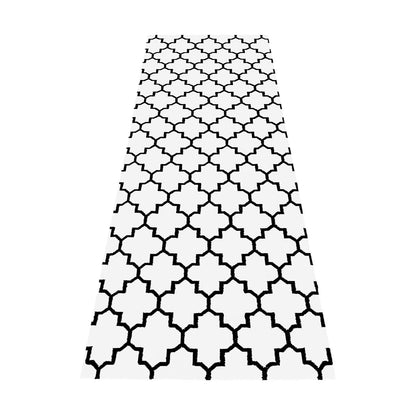 שטיח קילים הדס 07 לבן/שחור ראנר | השטיח האדום