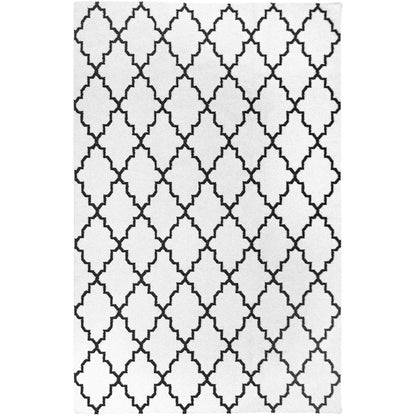 שטיח קילים הדס 09 לבן/שחור | השטיח האדום