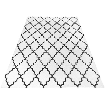 שטיח קילים הדס 09 לבן/שחור | השטיח האדום