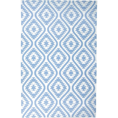 שטיח קילים הדס 11 תכלת/לבן | השטיח האדום