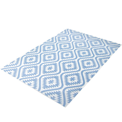 שטיח קילים הדס 11 תכלת/לבן | השטיח האדום