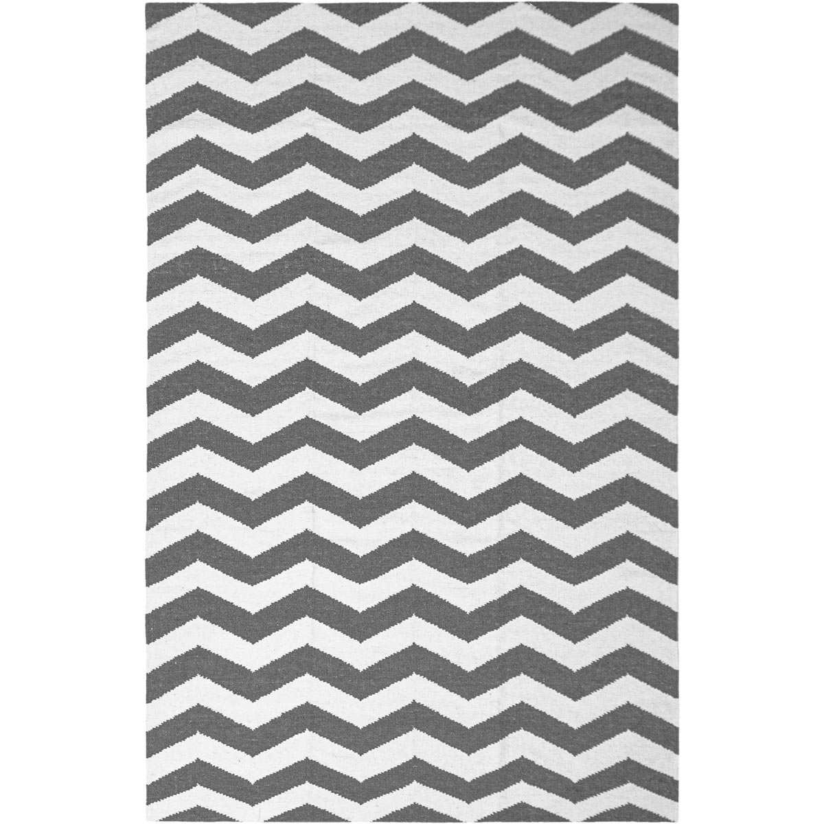 שטיח קילים הדס 01 אפור כהה/לבן | השטיח האדום