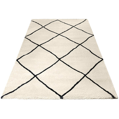 שטיח מרקש 11 קרם/שחור | השטיח האדום