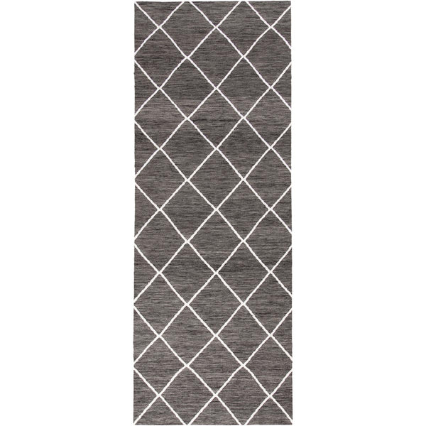 שטיח קילים שוהם 01 אפור כהה ראנר KILIM