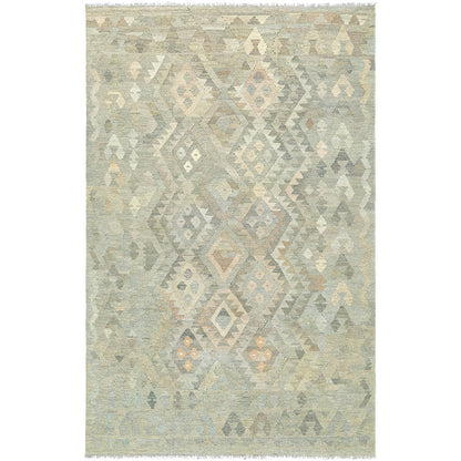 שטיח קילים פרסי רטרו ענתיק וואש אפור/בז' KILIM
