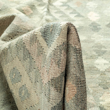 שטיח קילים פרסי רטרו ענתיק וואש אפור/בז' KILIM
