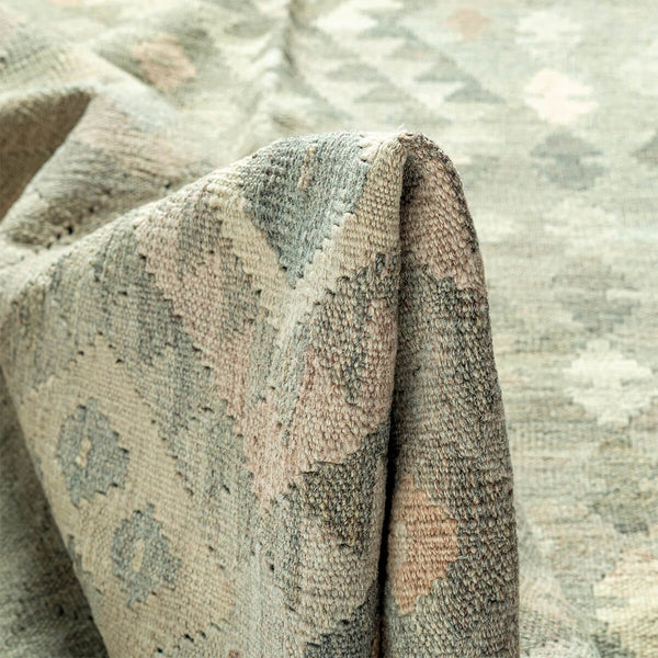 שטיח קילים פרסי רטרו ענתיק וואש אפור/בז' KILIM
